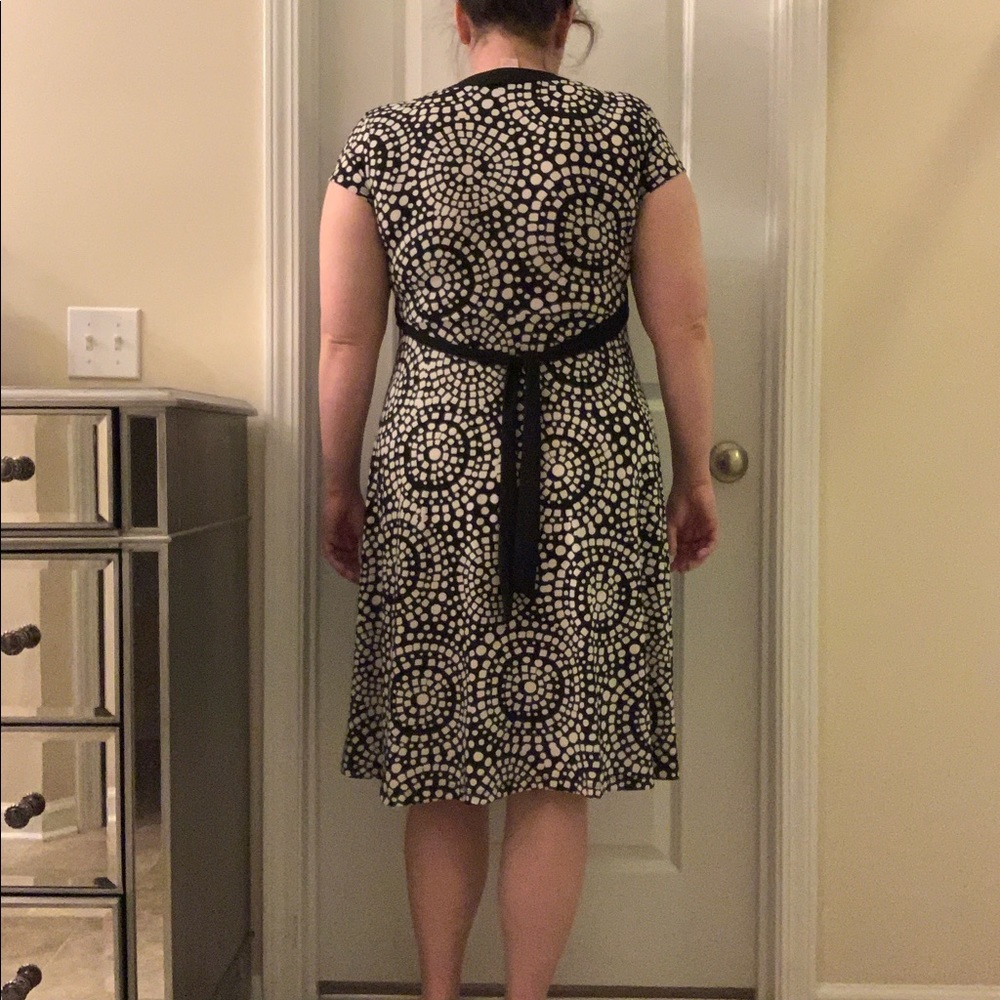 Ruby Rd. Black and White Mini Dress - Picture 3 of 8